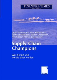Supply Chain Champions - Thonemann, Ulrich;Behrenbeck, Klaus;Diederichs, Raimund