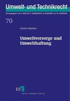 Cover Umweltvorsorge und Umwelthaftung