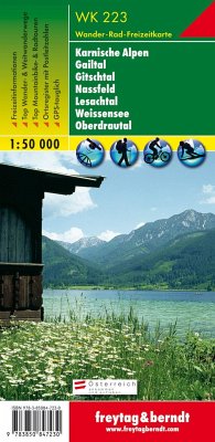 Freytag & Berndt Wander-, Rad- und Freizeitkarte Karnische Alpen - Gailtal - Gitschtal - Nassfeld - Lesachtal - Weissensee - Oberdrautal