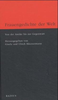 Frauengedichte der Welt - Häussermann, Ulrich;Häussermann, Gisela