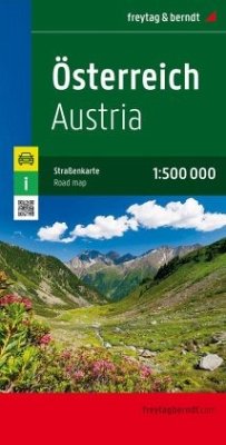 Freytag & Berndt Autokarte Österreich. Austria. Autriche