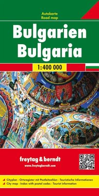Freytag & Berndt Auto + Freizeitkarte Bulgarien. Bulgarije. Bulgaria. Bulgarie