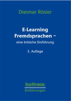E-Learning Fremdsprachen - eine kritische Einführung - Rösler, Dietmar