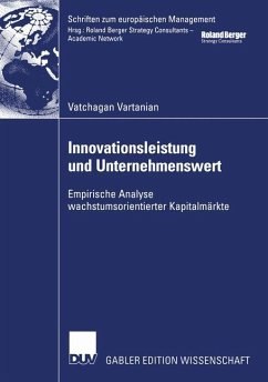 Innovationsleistung und Unternehmenswert - Vartanian, Vatchagan