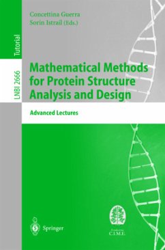 Mathematical Methods for Protein Structure Analysis and Design - Guerra, Concettina / Istrail, Sorin (eds.)