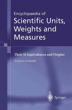 Encyclopaedia of Scientific Units, Weights and Measures - Cardarelli, François