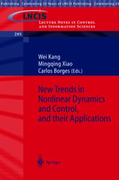New Trends in Nonlinear Dynamics and Control, and their Applications - Kang, Wei / Xiao, Mingqing / Borges, Carlos (eds.)
