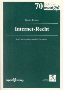 Internet-Recht für Unternehmer und Verbraucher, m. CD-ROM - Pirntke, Gunter