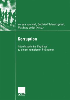 Korruption - Nell, Verena von / Schwitzgebel, Gottfried / Vollet, Matthias (Hgg.)