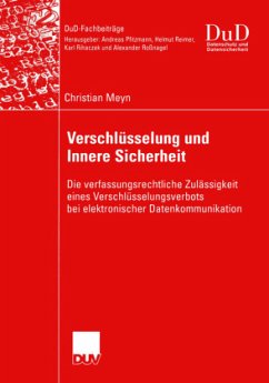 Verschlüsselung und Innere Sicherheit - Meyn, Christian