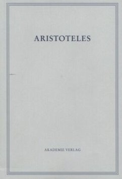 Parva Naturalia II / Aristoteles: Aristoteles Werke BAND 14/II, Tl.2 - Aristoteles