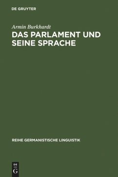 Das Parlament und seine Sprache - Burkhardt, Armin