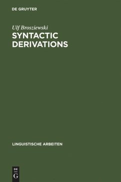 Syntactic Derivations - Brosziewski, Ulf