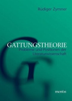 Gattungstheorie - Zymner, Rüdiger