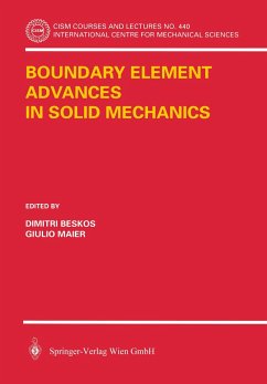 Boundary Element Advances in Solid Mechanics - Beskos, Dimitri / Maier, Giulio (Hgg.)