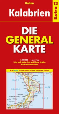 Cover Kalabrien / die Generalkarte EXTRA