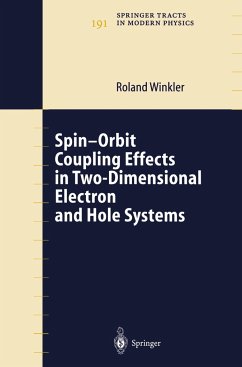 Spin-orbit Coupling Effects in Two-Dimensional Electron and Hole Systems - Winkler, Roland