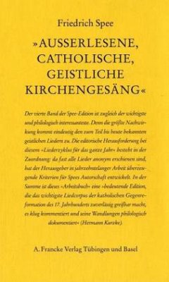 'Ausserlesene, catholische, geistliche Kirchengesäng' - Spee, Friedrich von