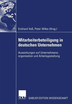 Mitarbeiterbeteiligung in deutschen Unternehmen - Voß, Eckhard / Wilke, Peter (Hgg.)