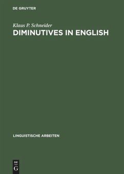 Diminutives in English - Schneider, Klaus P.