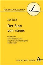 Cover Der Sinn von 'sein'
