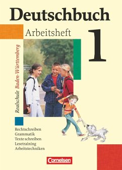 Deutschbuch 1. Arbeitsheft mit Lösungen. Realschule. 5. Schuljahr. Baden-Württemberg - Butz, Wolfgang