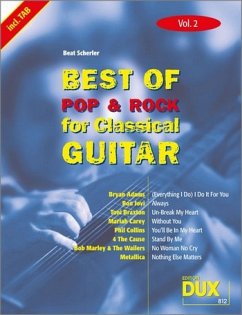 Cover Best Of Pop & Rock for Classical Guitar 2