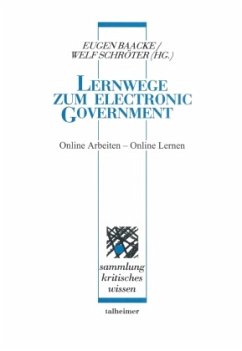 Cover Lernwege zum Electronic Government