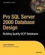 Pro SQL Server 2000 Database Design - Bild 1