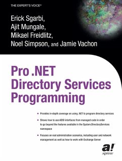 Pro .Net Directory Services Programming - Freidlitz, Mikael;Vachon, Jamie;Mungale, Ajit