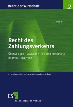 Recht des Zahlungsverkehrs - Weber, Beatrix