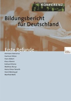Bildungsbericht für Deutschland - Avenarius, Hermann;Ditton, Hartmut;Döbert, Hans