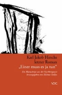Cover Einer muss es ja tun