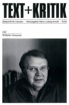 Wilhelm Genazino - Heinz Ludwig Arnold (Hrsg.)