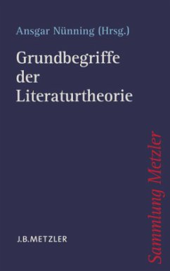 Grundbegriffe der Literaturtheorie - Nünning, Ansgar (Hrsg.)