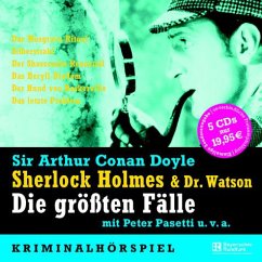 Sherlock Holmes & Dr. Watson, Die größten Fälle, 5 Audio-CDs - Doyle, Arthur C.