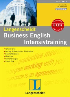 Langenscheidt Business Englisch Intensivtraining, 6 Audio-CDs m. Begleitbuch - Von Eleanor Halsall, Chris Bye, Georgina Hodge u. a.