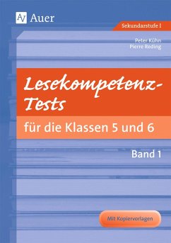Lesekompetenz-Tests 5/6, Band 1 - Kühn, Peter; Reding, Pierre