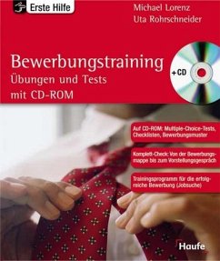 Bewerbungstraining, m. CD-ROM - Rohrschneider, Uta; Lorenz, Michael