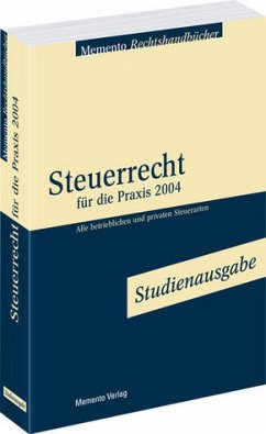 Cover Steuerrecht für die Praxis 2004 Studienausgabe