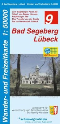 Wander- und Freizeitkarte Bad Segeberg, Lübeck