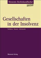 Gesellschaften in der Insolvenz - Nickert, Cornelius