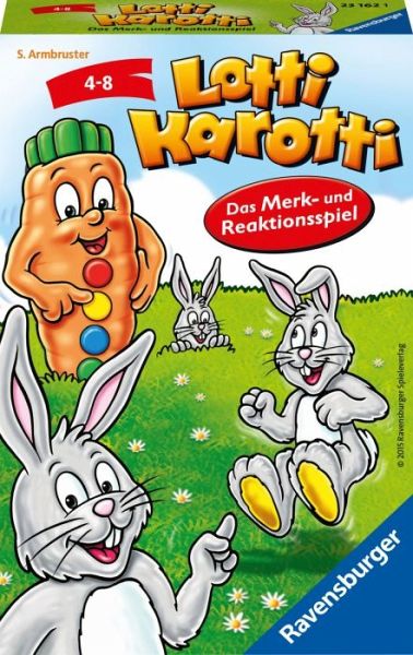 Ravensburger Lotti Karotti Hasenrennen Mitbringspiel Kinderspiel Spiel Spiele