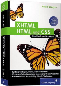 XHTML, HTML und CSS - Bongers, Frank