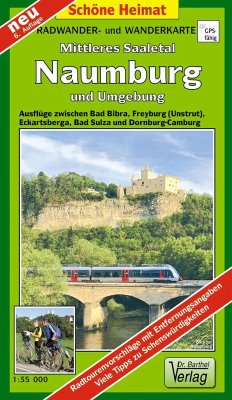 Doktor Barthel Karte Mittleres Saaletal, Naumburg und Umgebung