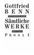 Sämtliche Werke - Stuttgarter Ausgabe.... - Bild 1