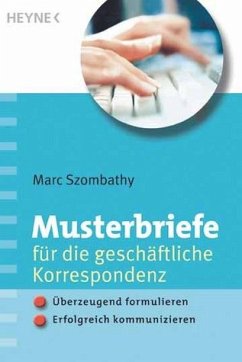 Musterbriefe für die geschäftliche Korrespondenz von Marc Szombathy als ...