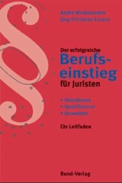 Cover Der erfolgreiche Berufseinstieg für Juristen