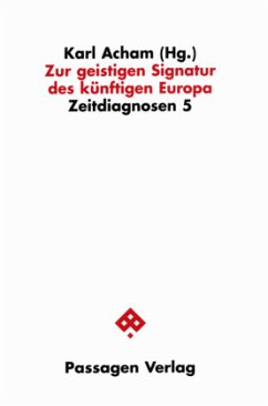 Cover Zur geistigen Signatur des künftigen Europa