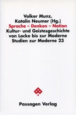 Cover Sprache - Denken - Nation